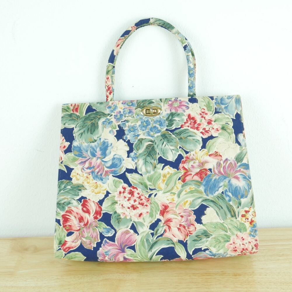 Margaret Smith Purse Vintage 60s Floral Handbag Cottagecore Feminine Spring